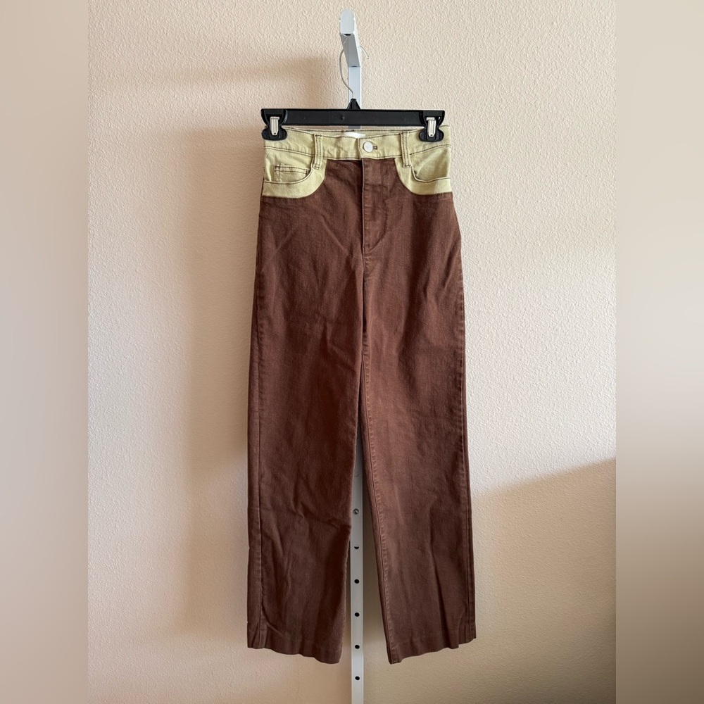OAK + FORT Brown Jeans